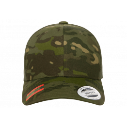 Кепка FlexFit 6606MC Retro Trucker - Multicam Tropic/Green