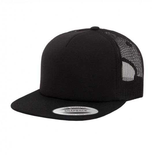 Кепка FlexFit 6005FF NO FOAM Trucker Black Кепка FlexFit 6005FF NO FOAM Trucker Black