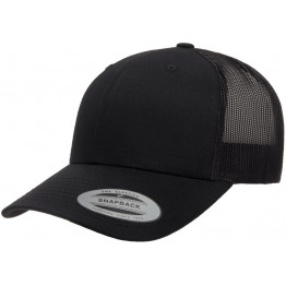 Кепка FlexFit 6606 Retro Trucker - Black